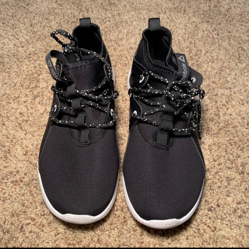 Reebok Womens Cardio Motion Black Dance Shoes